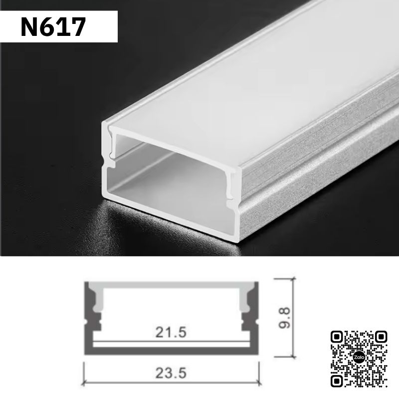 Thanh Nhôm Định Hình Lắp Nổi 2 Mét | N617